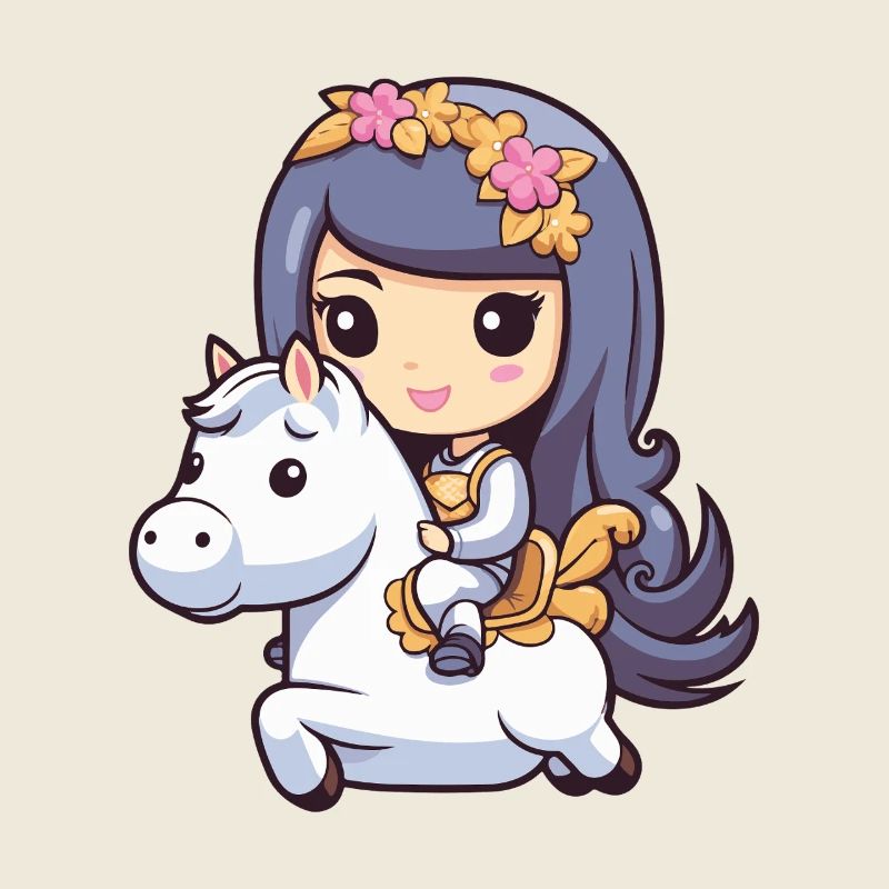 Prinzessin Pferd Comic