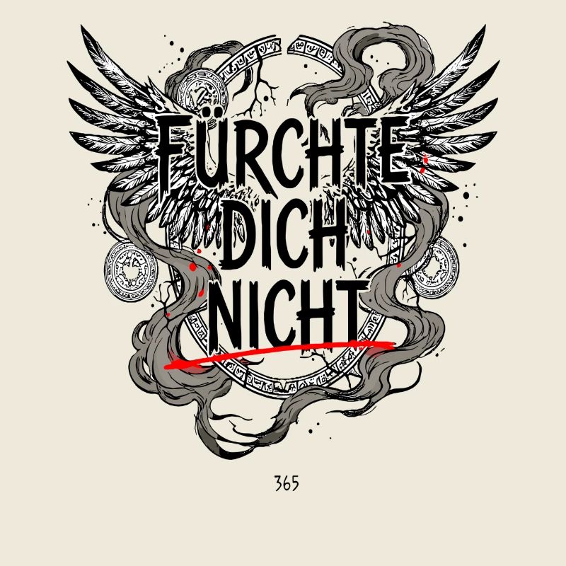 FEAR NOT Bible Saying Angel Wings