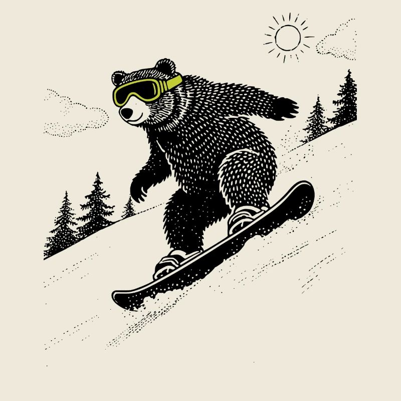Snowboard Bär
