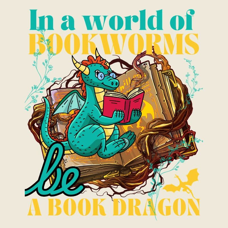 In einer Welt voller Bücherwarms sei ein Drache