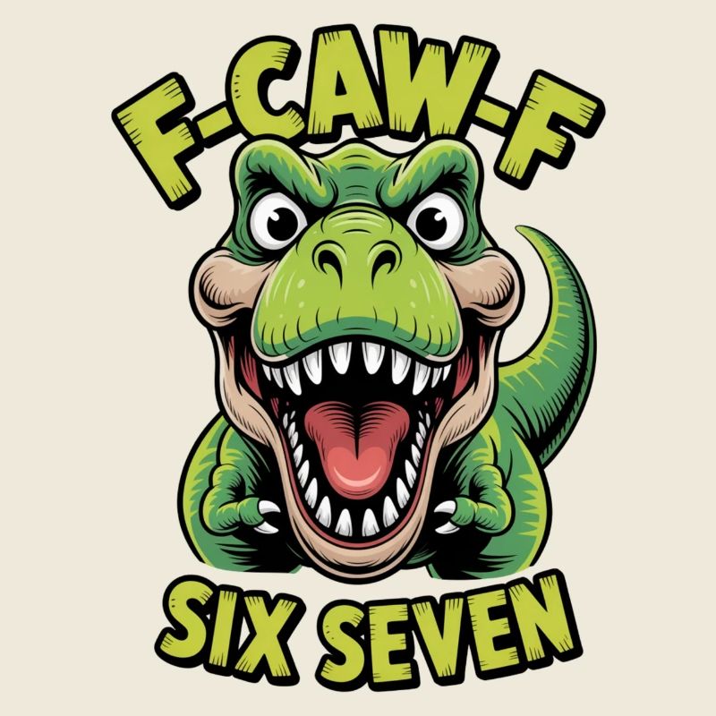 Cawing Rex Six Seven Tee