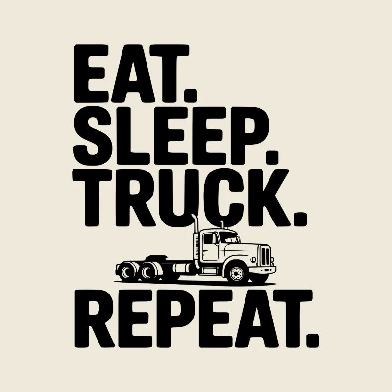Eat. Sleep. Truck. Repeat.
