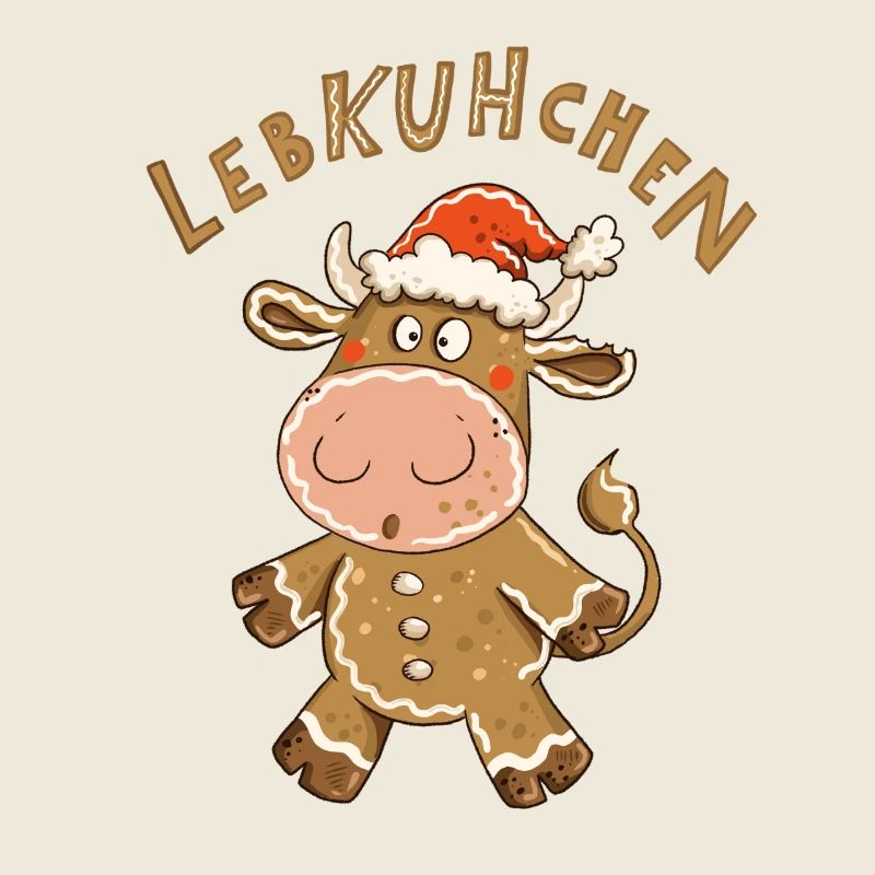 LebKUHchen – Weihnachten Kuh Weihnachtsmotiv