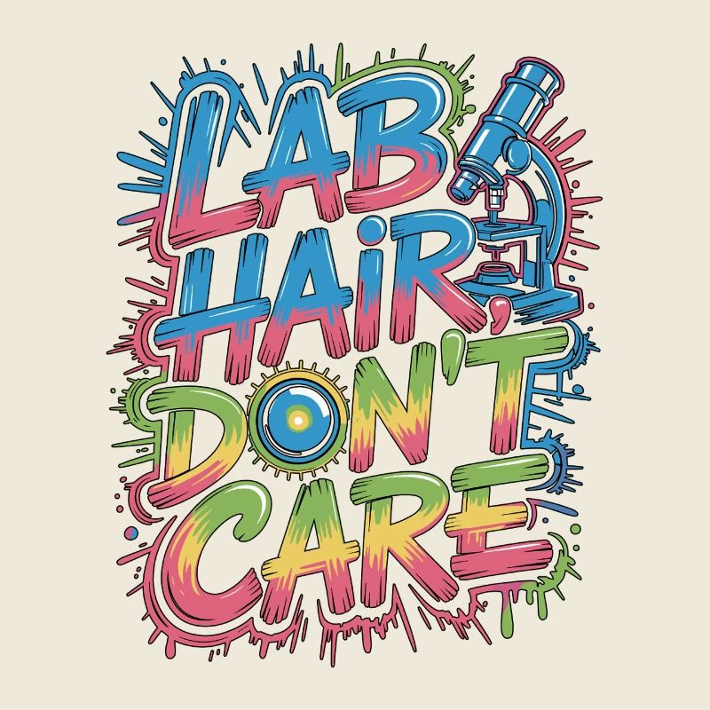 Lab Technician Lab Hair Don't Care Clinical Lab