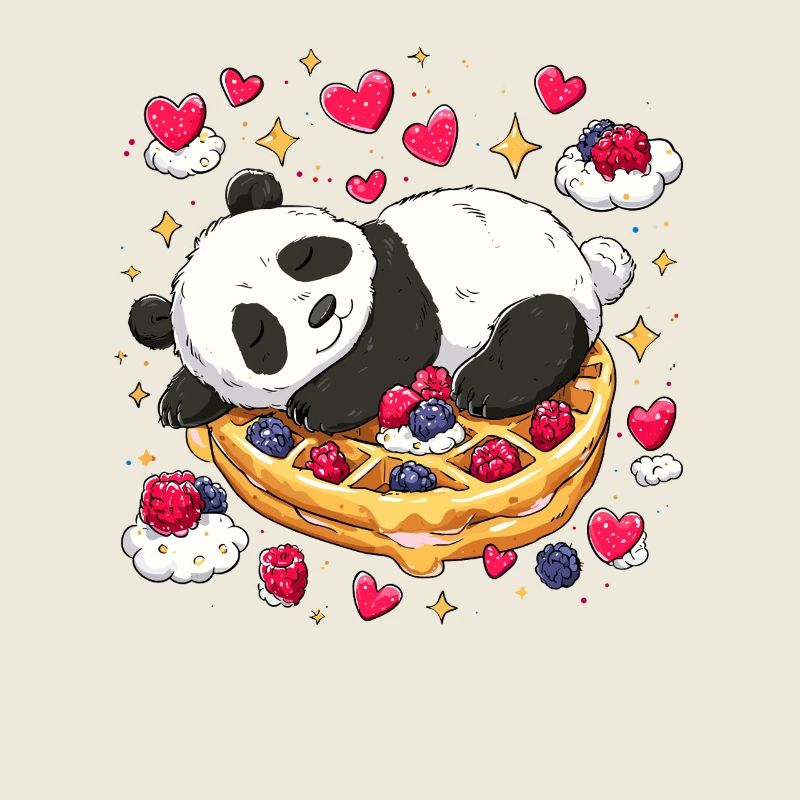Panda on Waffle Dreams