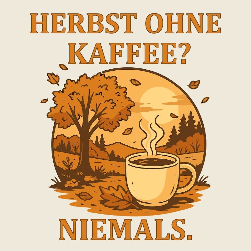 Herbst ohne Kaffee Niemals