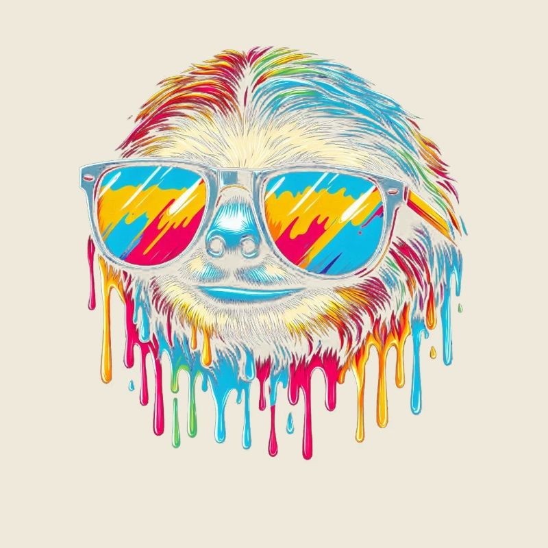 Sloth Sloth Art Lazy Sloth Fan