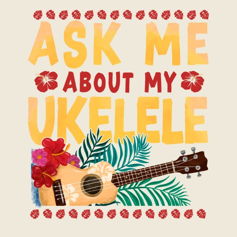 Ukulélé hawaïen Ukulélé Demandez-moi à propos