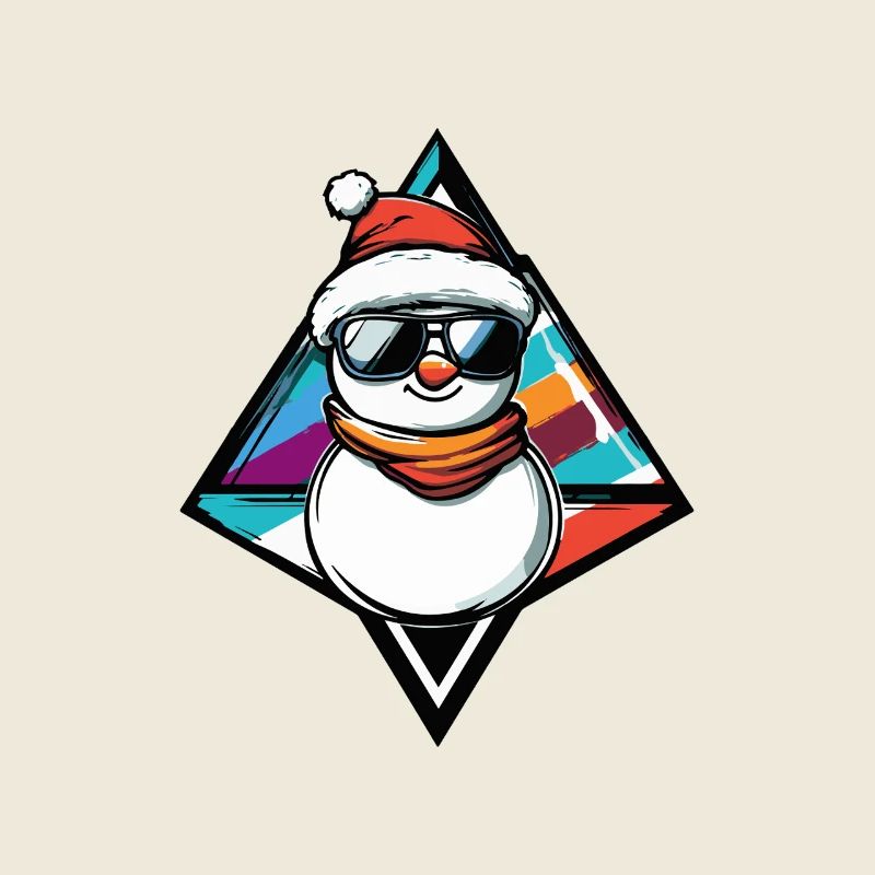 Snowman with Sunglasses Comic