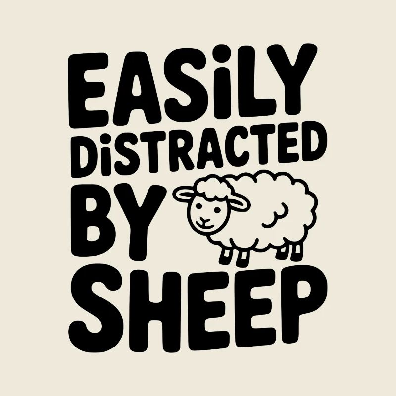 Facilement distrait par les moutons