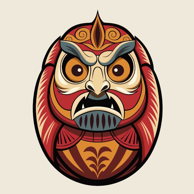 Daruma | Japanischer Glücksbringer