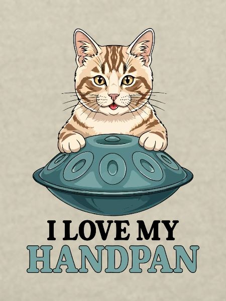 Handpan Cat