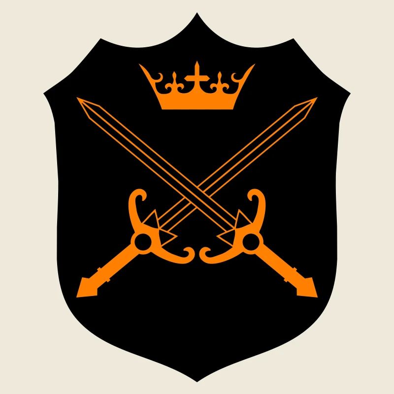 Emblème de la couronne des Épées Croix