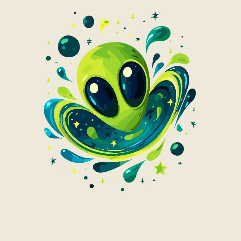 Galaktischer Alien Wirbel