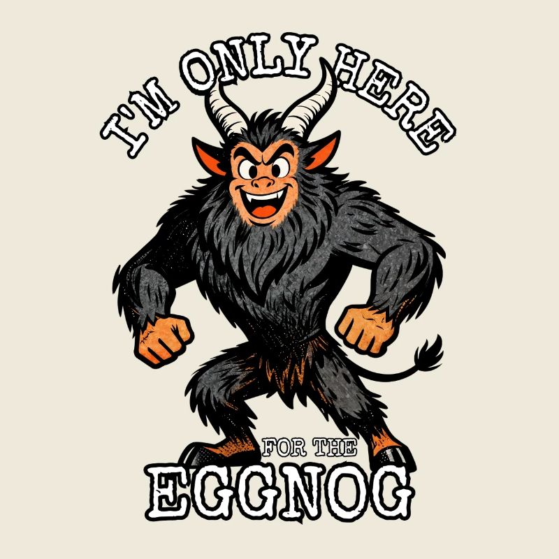 Krampus Eggnog - Humour de Noël