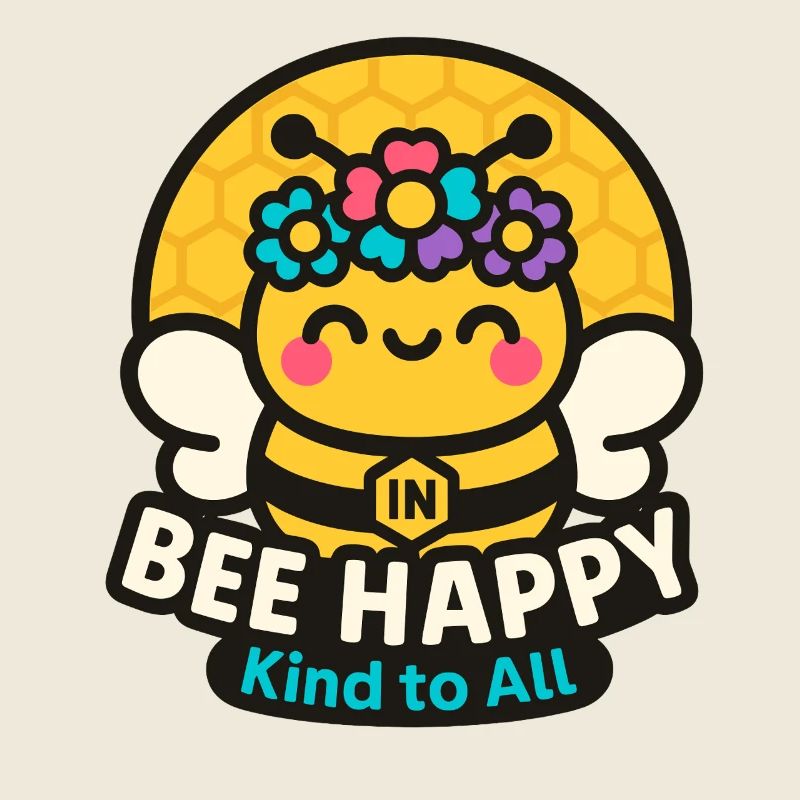 Bee Happy, Sweet Bee, Kindness Vibes