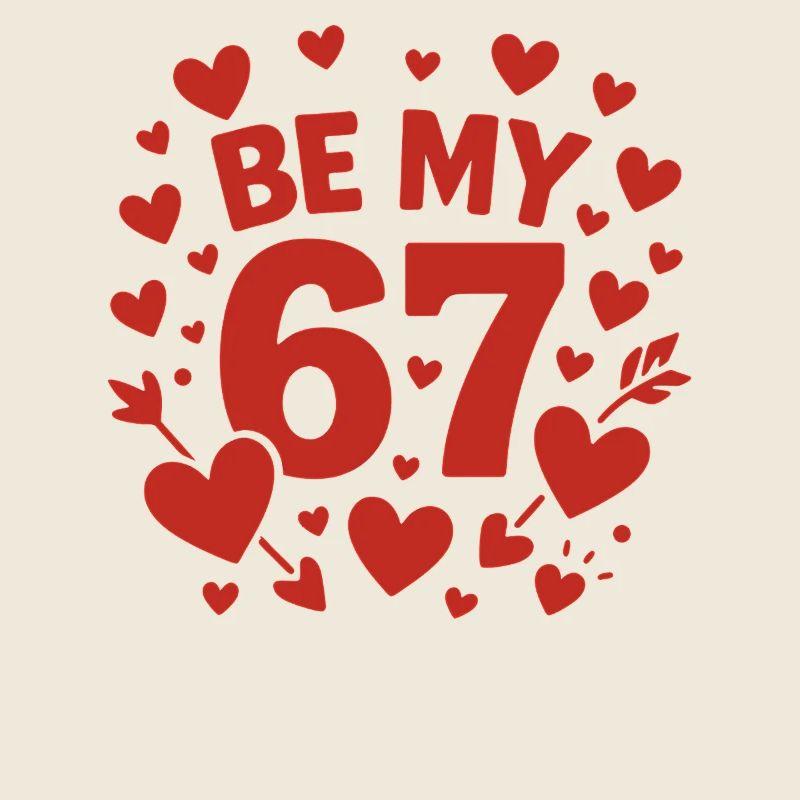 Sois mon 6-7 Fun 67 Numéro 67 6 7 Saint-Valentin Se