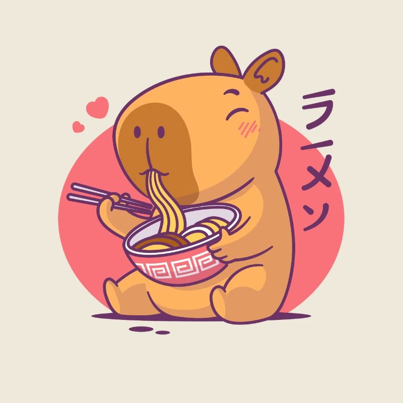 Capybara Ramen-Liebhaber