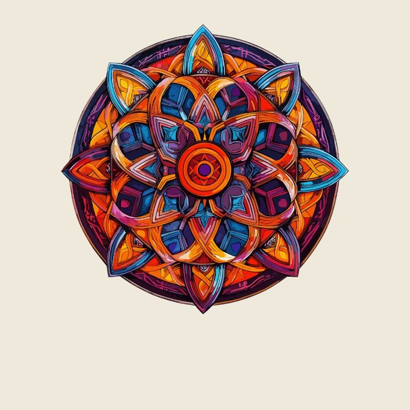 Farbmandala Kaleidoskop