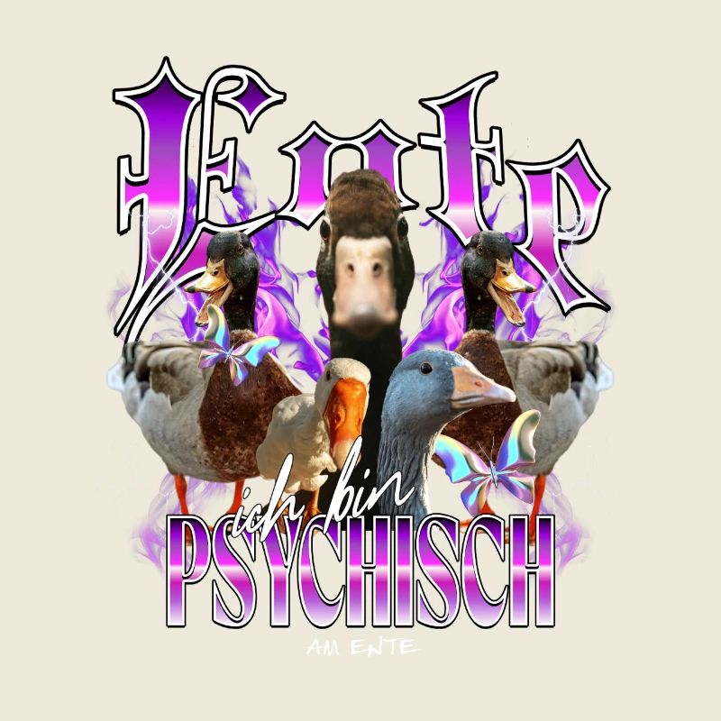 Duck Psychic At The End Y2K Bootleg