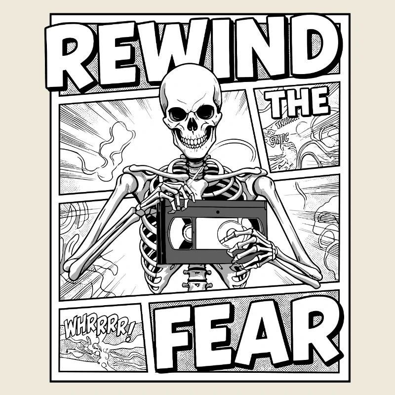 Skeleton Cassette Rewind Fear