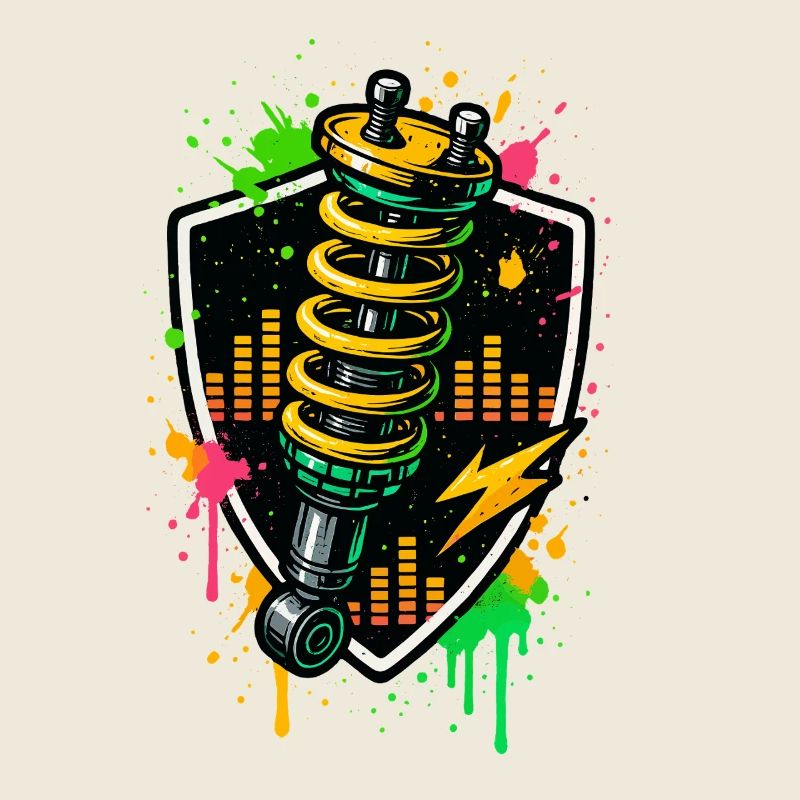 Coilover Kit Neon, Tuning Screwdriver Shirt