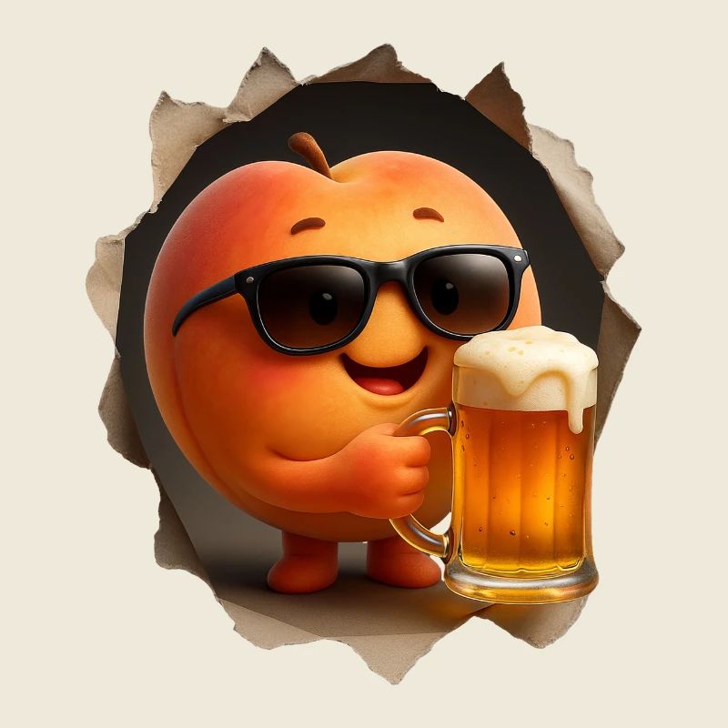 Pfirsich Bier