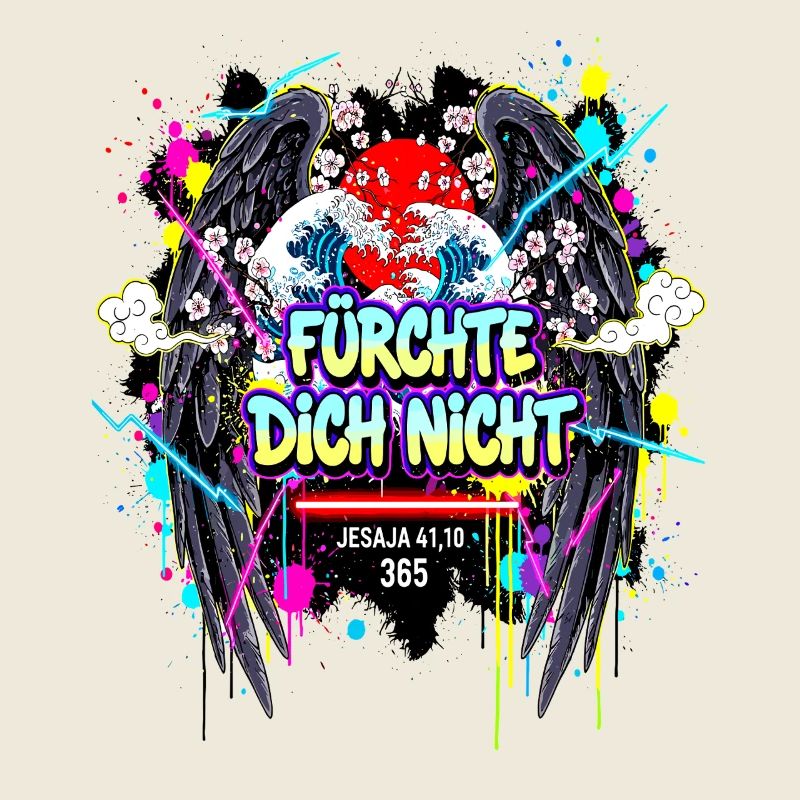 Bibelverse FÜRCHTE DICH NICHT Graffiti 