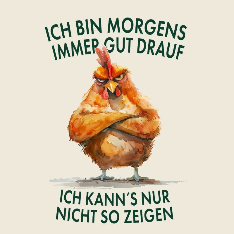 Morgens gut drauf – Huhn mit Laune
