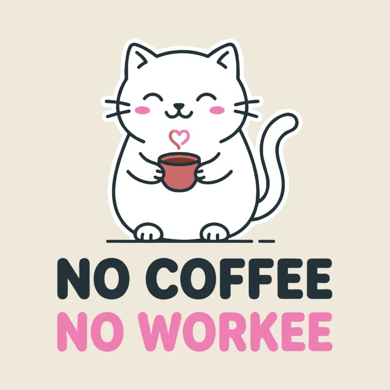 Pas de café, pas de travail.
