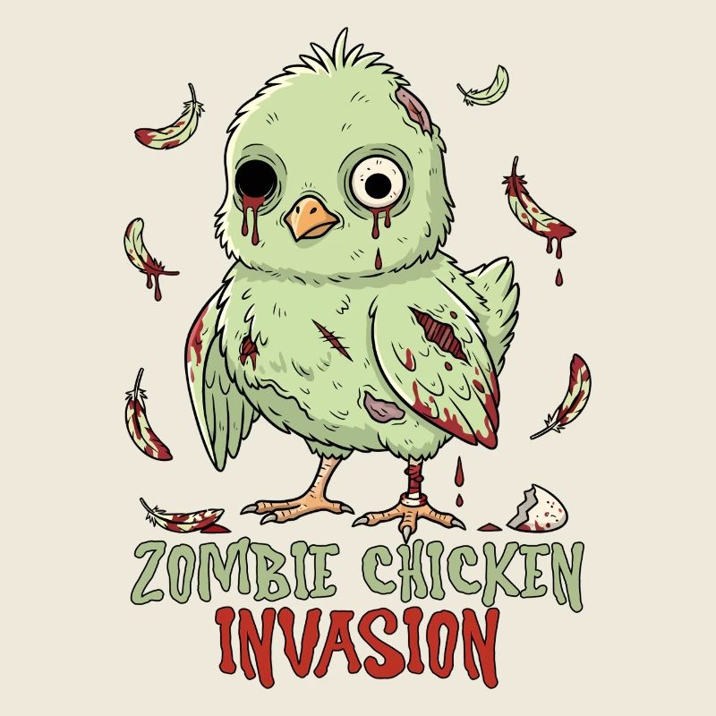 Invasion du poulet zombie