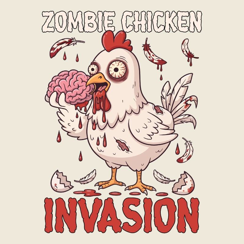 Invasion du poulet zombie
