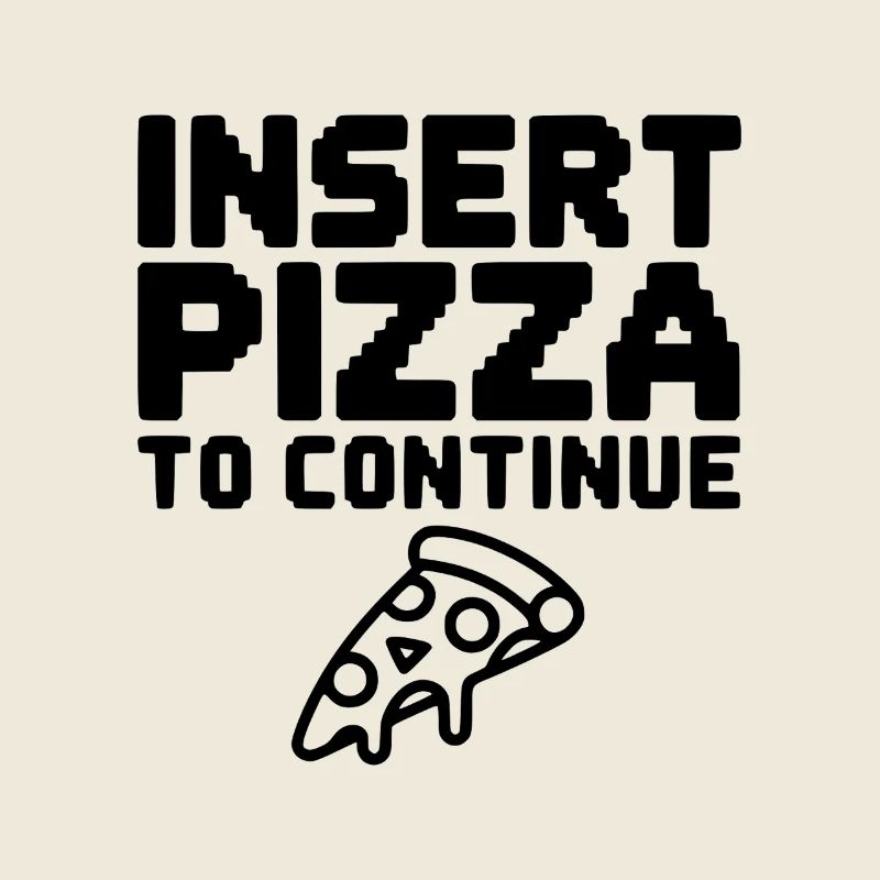 Insérer la pizza pour continuer