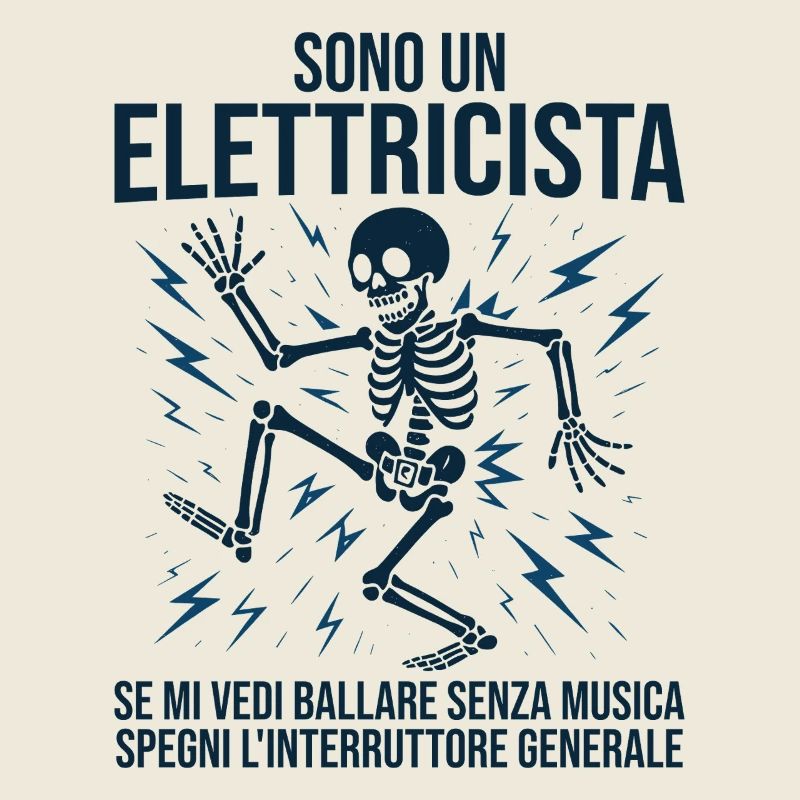 Lustiger Mann, Elektriker, ich bin Elektriker