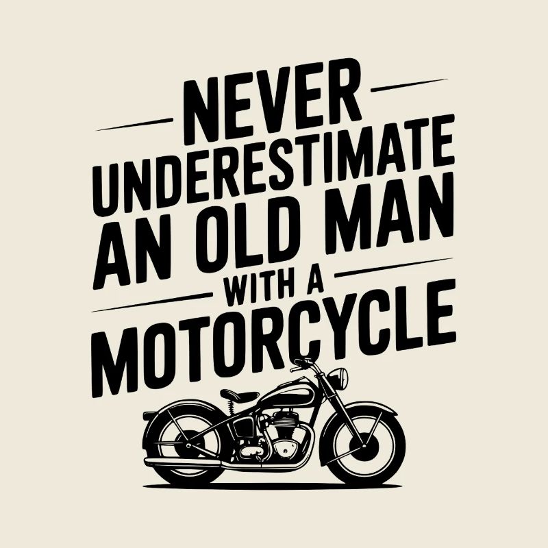 Never Underestimate an Old Man with a Motorcycle
