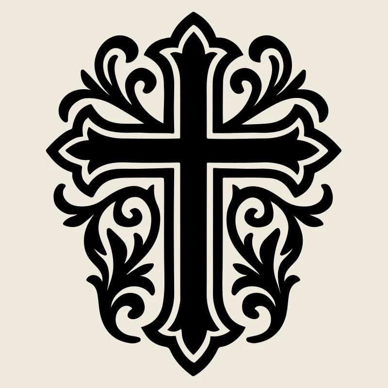 Symbole de croix chrétien