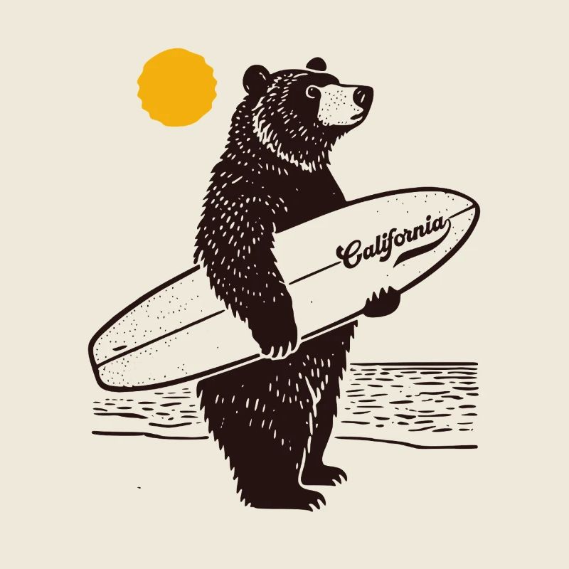 California Surf Bear