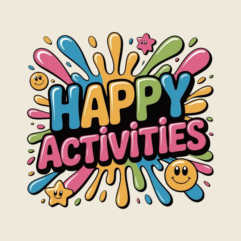 Activités joyeuses Explosion d’éclaboussures