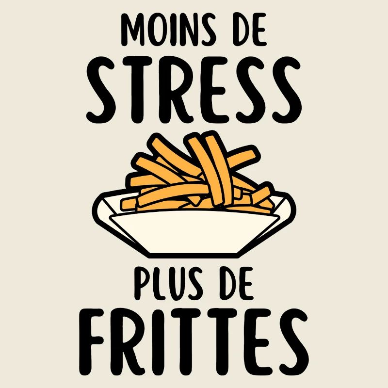 Frites en bol Cartoon Doré