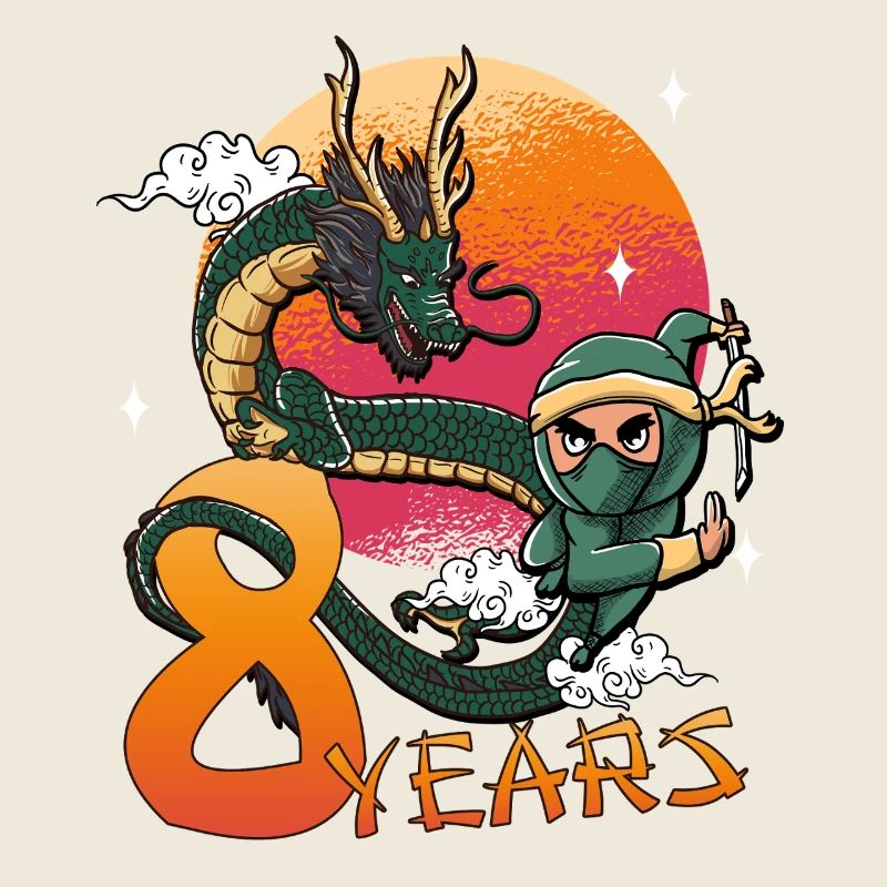 Drachen-Ninja Jubiläum 8 Jahre