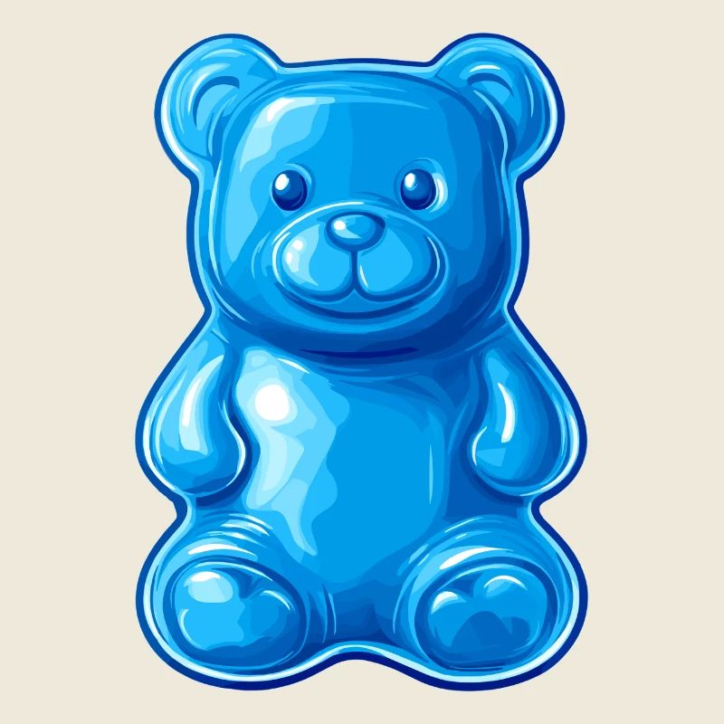 ours en peluche bleu