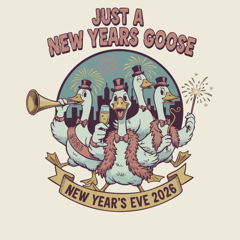 Nur eine Silvestergans Silvester 2026