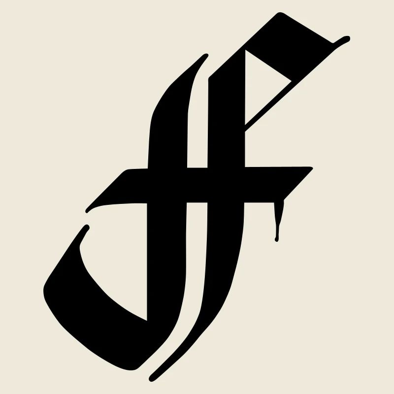 Fraktur font abbreviation F