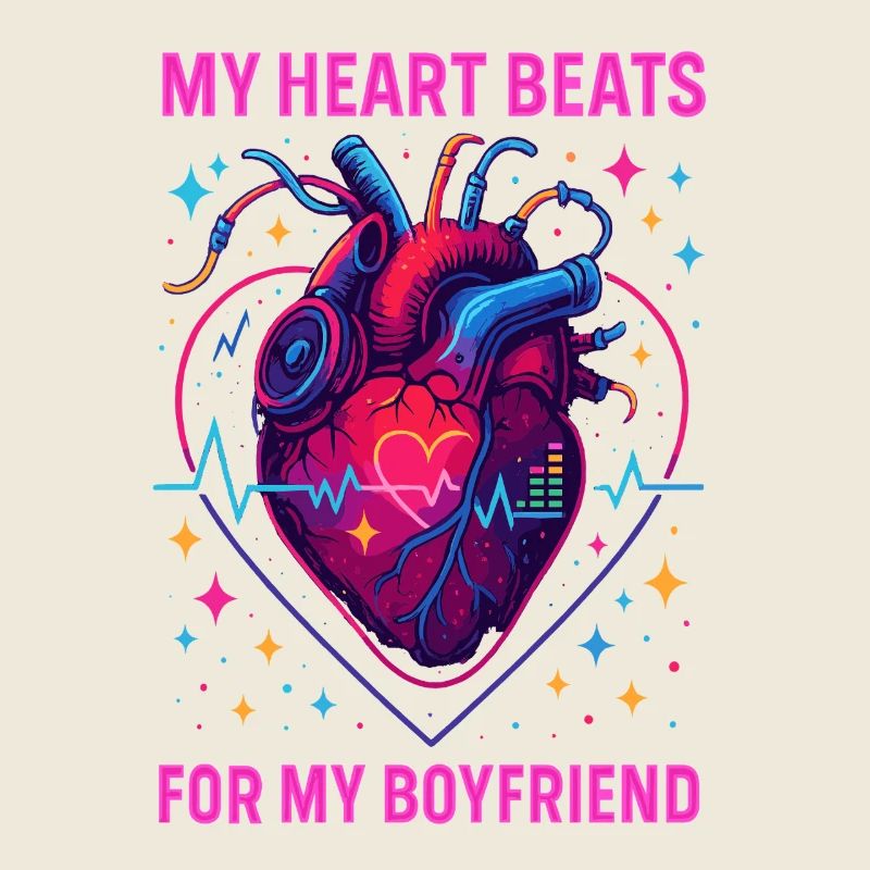 herz spruch freund, neon liebe anatomie