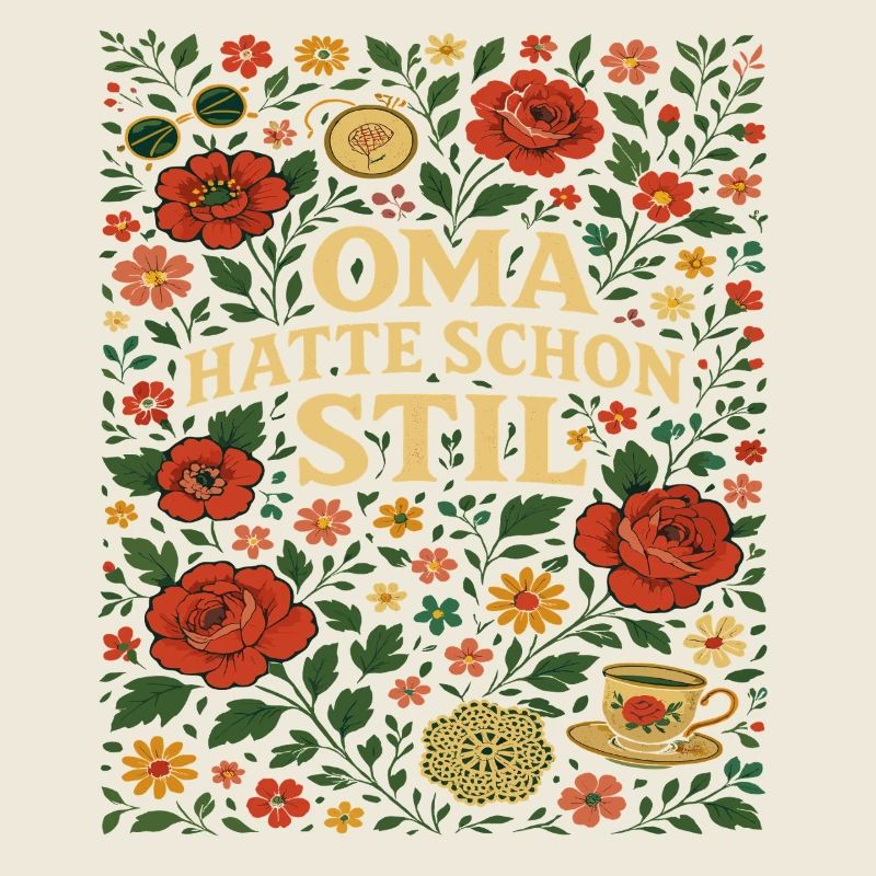 oma stil spruch, oma hatte schon stil