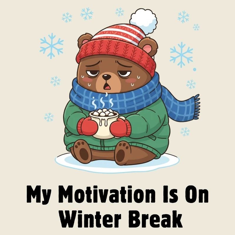 Winter Break Motivation Bär