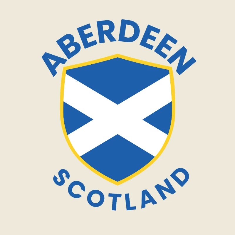 Aberdeen Scottish Shield Emblem