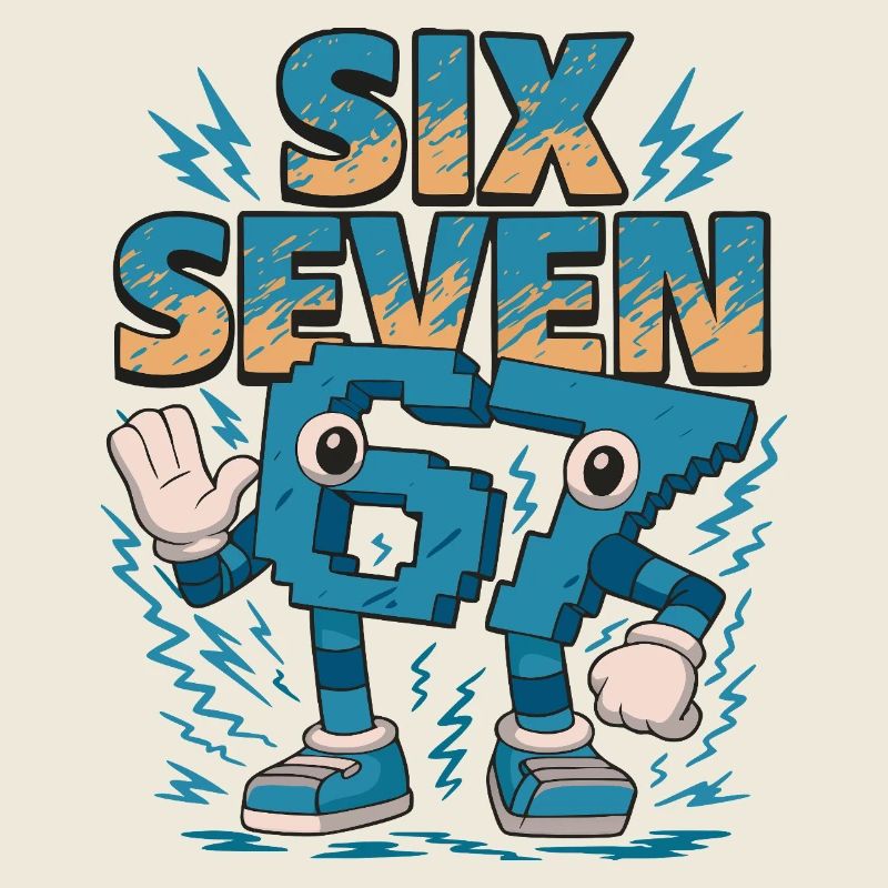 Six Seven 67 6-7 Viral Meme
