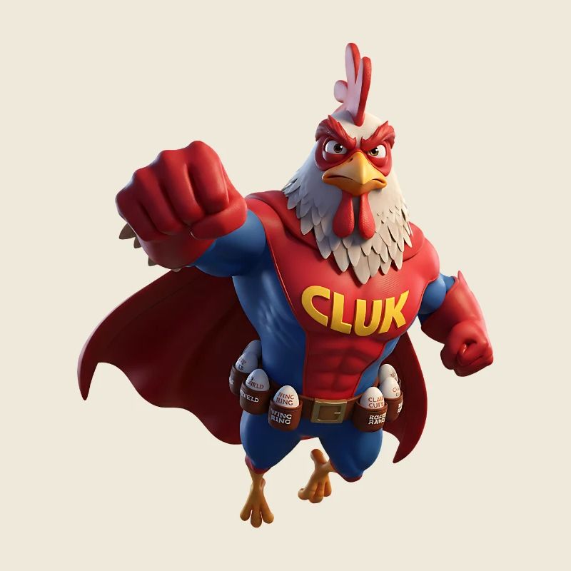 Cluk, der Hahn-Held