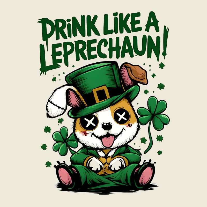 Diction de la Saint-Patrick du lutin chien